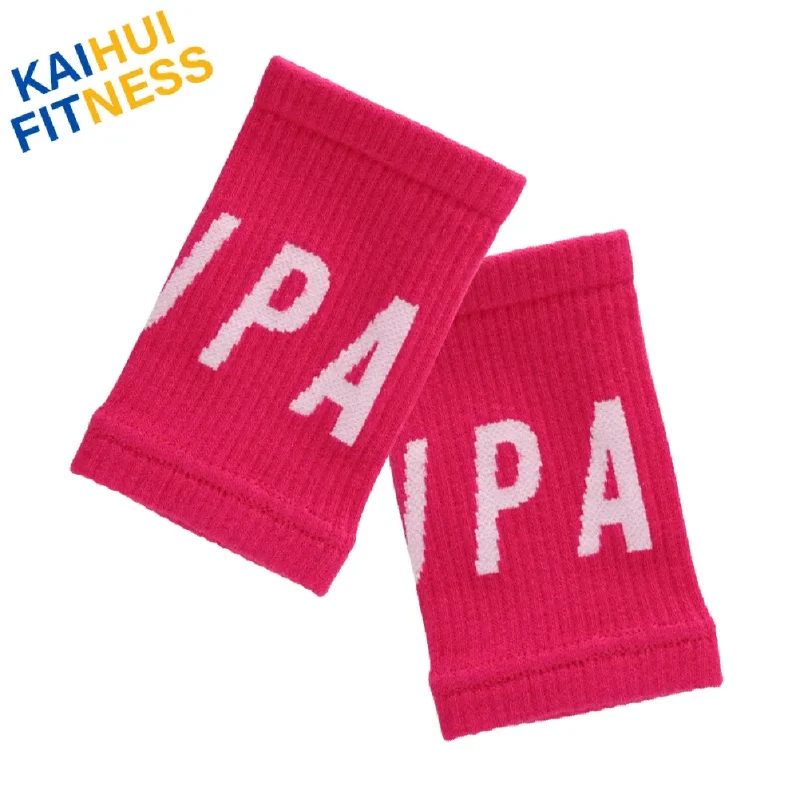 wholesale custom sweatbands cotton fitness sports wristbands sweat band with custom logo
