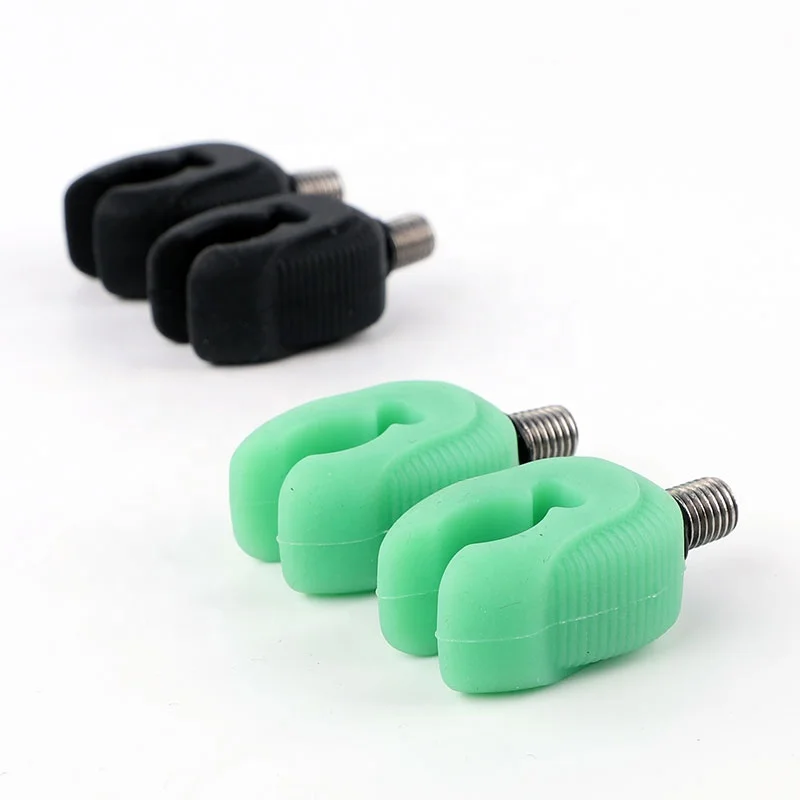 Luminous rubber Fishing Rod Rest Butt Rest Head Gripper Grips Fishing Rod Holder Fishing Tackle Tools