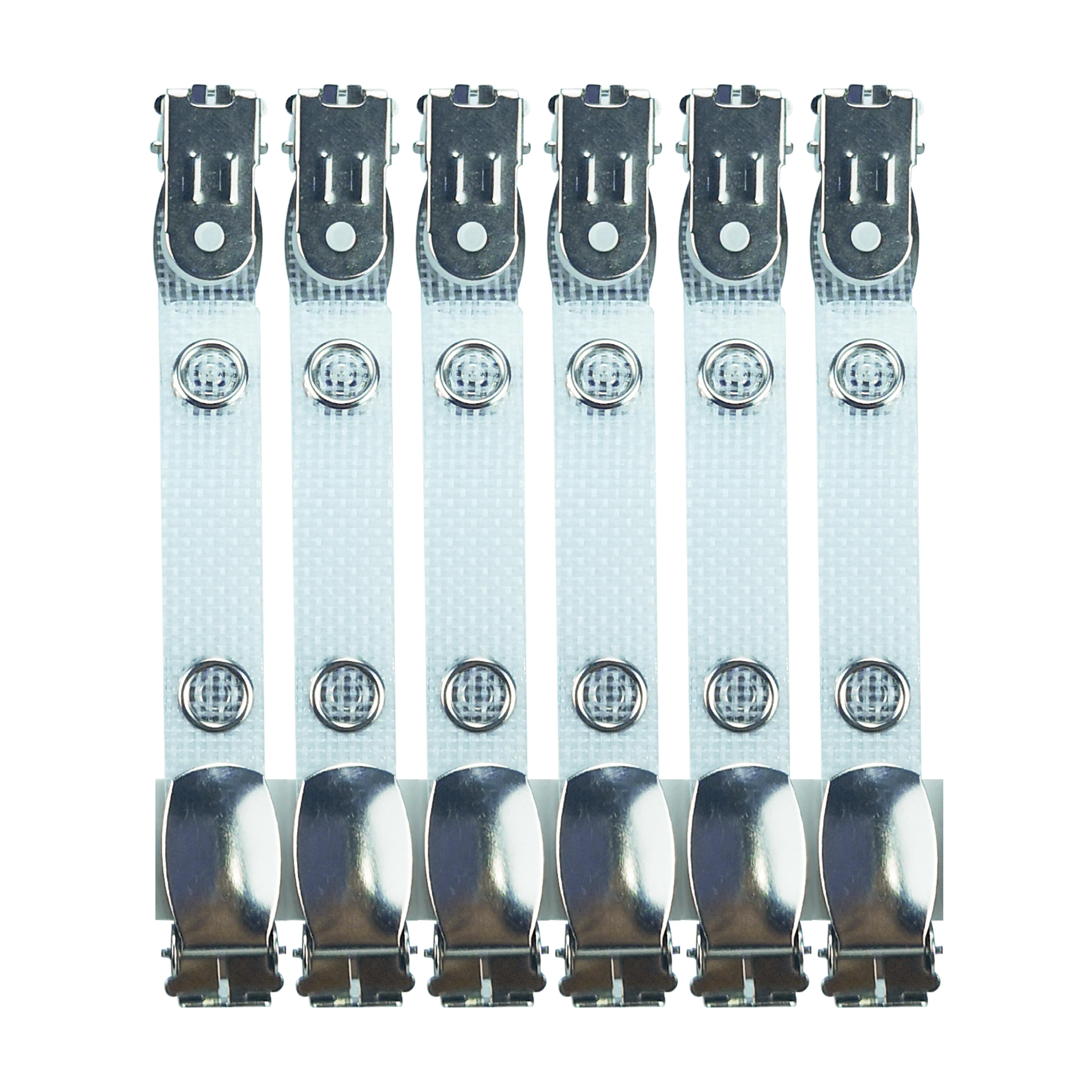 Bestom European Cup Badge Reel Crocodile Clip Card Case with PVC Straps Metal Bestom Exhibition Nurse Badge ID Blank Holder