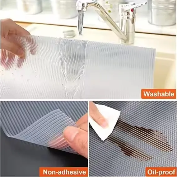 Wholesale kitchen accessories cabinet Mat Non-toxic Shelf Liner Drawer Liner Anti Slip Underlay EVA Mat for Kitchen