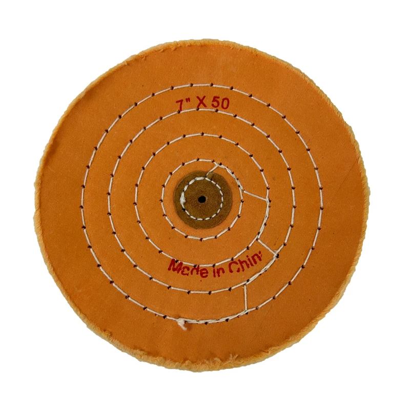 Cotton Sewn Cloth Polishing Grinding Buffing Wheel for Metal Wood Stainless Steel Copper Jewelry Leather