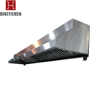 Binzhou HiKitchen Customized stainless steel range 48inch exhaust fan
