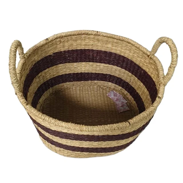 Manufacture Gift Wicker Fruit Basket Decoration Space Bohemian Flower Set Style Time Storage Holiday Handcraft Basket