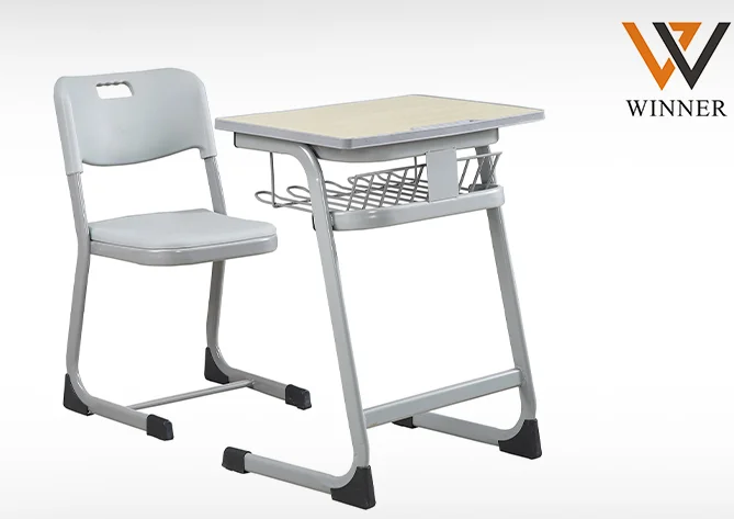 open top iron frame student desk and chair school furniture desks table set for sale