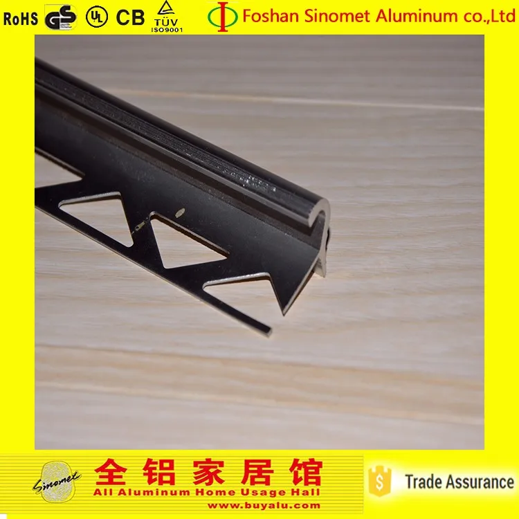
OEM ceramic decorative aluminium tile trim outside corners trim 