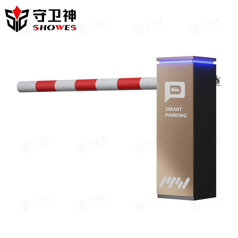 2024 Hot Sale Traffic Barrier Speed Adjustable Parking Lot Gate Barrier DC24V Brushless Motor Automatic Boom Barrier Gate