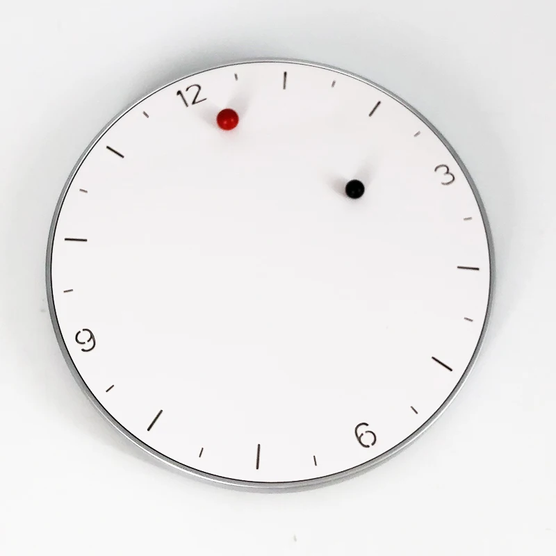 OEM Custom Living Room Modern Creative Magnetic Electric Decorate Wall Clock for Home Office