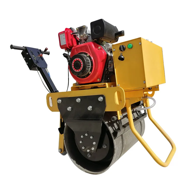 small hand roller compactor vibratory road roller double drum vibrating road roller