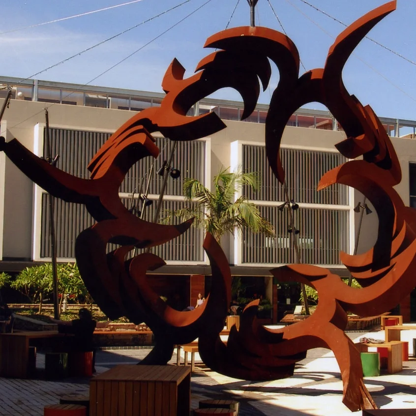 Keenhai Garden Heat-resistant Natural Rusty Design Modern Corten Steel Sculpture