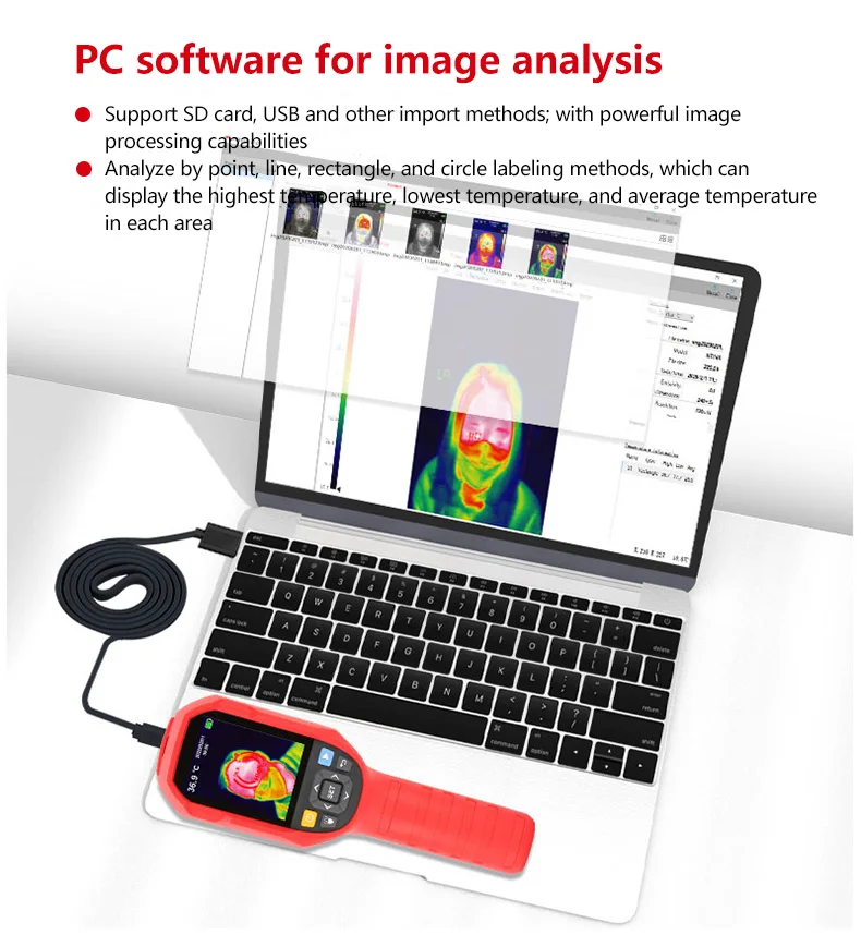 XEAST 2023 Hot Sales Infrared Imaging Camera Thermal Imager  UTi165K Infrared Thermal Imager Camera Dedect Water Wall