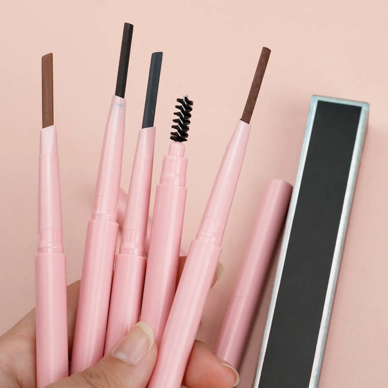 Long Lasting Eyebrow Slim Eyebrow Pen Natural Arch Brow Shaping Waterproof Soft Makeup Tools 4 Color Eyebrow Pencil