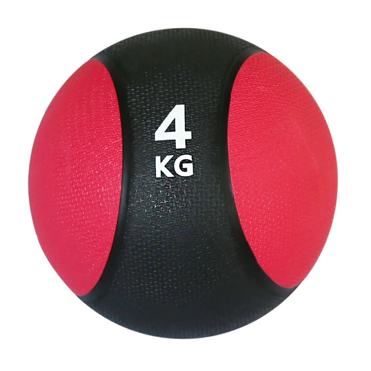 Fitness Medicine Ball Weighted Exercise Ball With Textured Grip Fitness Core Strength Training Rubber Ball