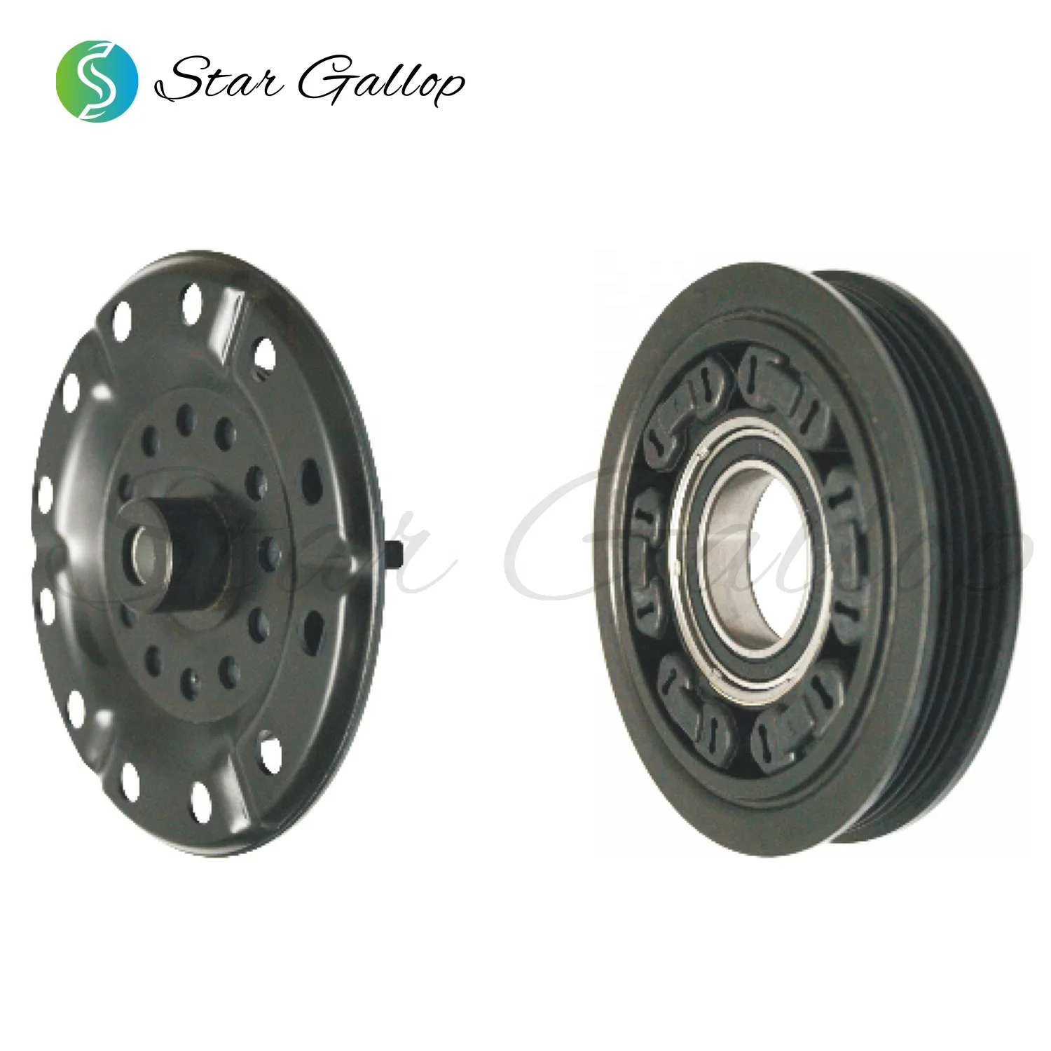 Factory car AC Compressor Clutch Car pulley For Denso Compressor Toyota Yaris 115 35*52*12mm