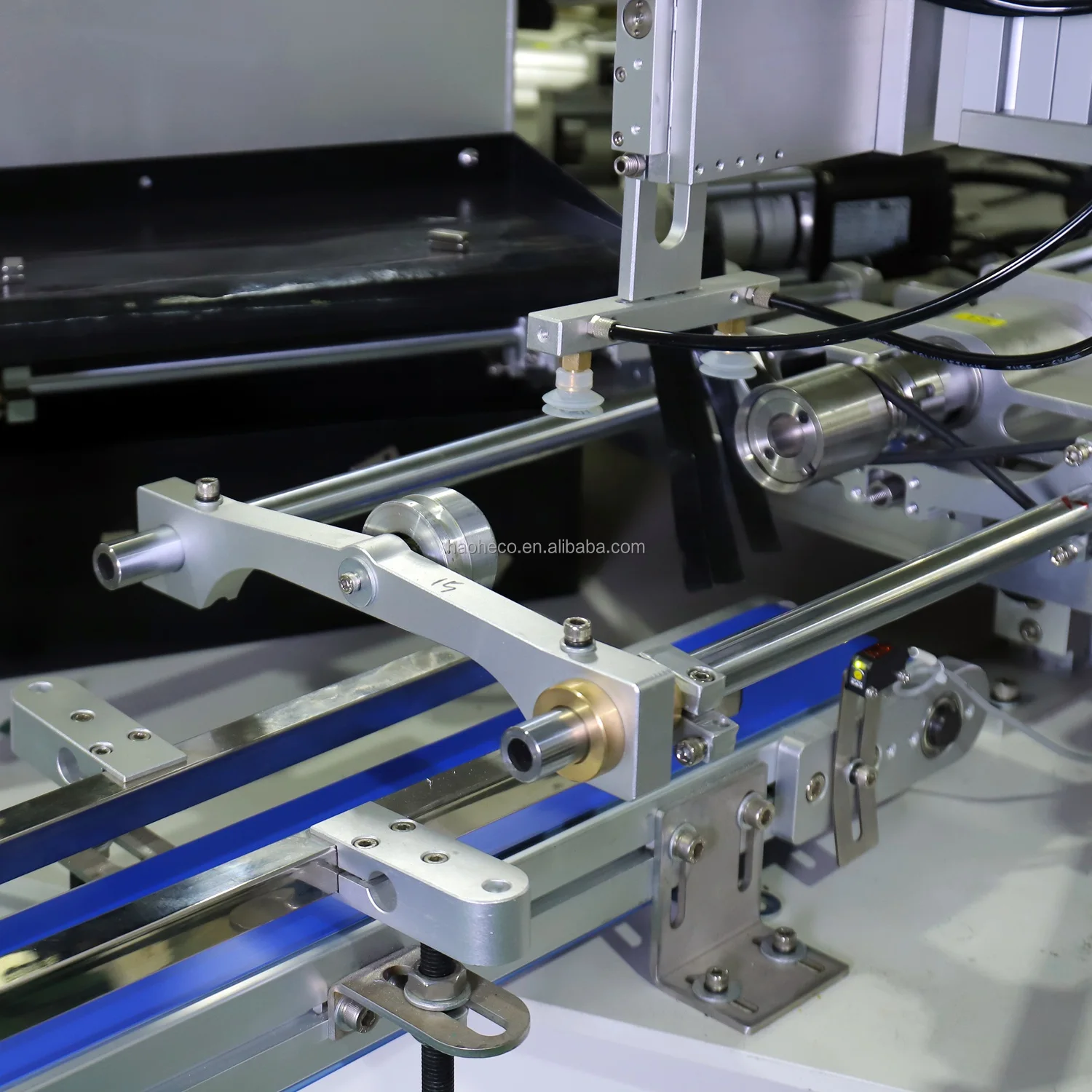 2 Colors CNC Auto Servo Cylindrical Glass Bottle Container Cream Cosmetic Bottle Screen Printing Machine