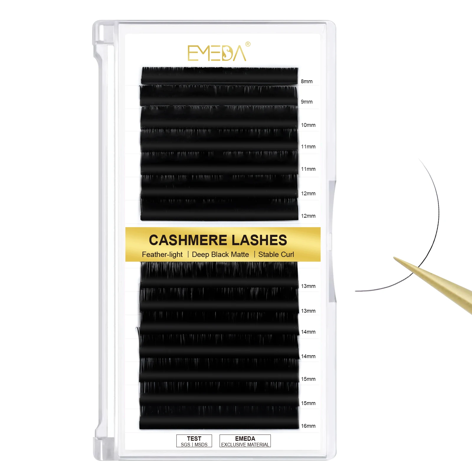 Korean PBT Fiber Material Eyelash Extensions Individual Lashes Wholesale Curl J B C D L M
