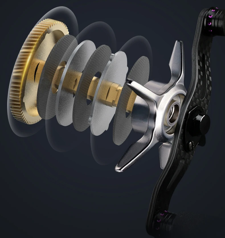 ABU Garcia REVO4 IKE Low Profile Long Casting Reel 11KG Max Drag Baitcasting Fishing Reel