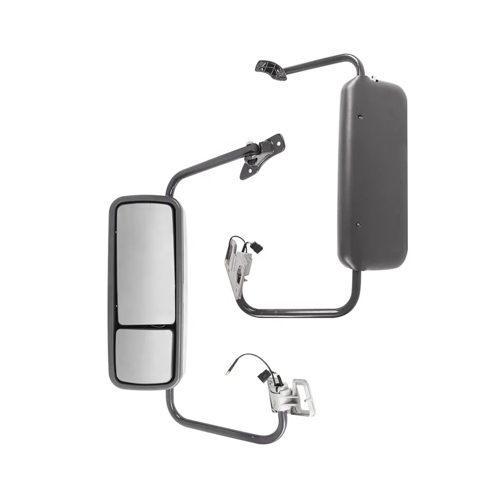 FREIGHTLINER COLUMBIA COMPLETE MIRROR ASSEMBLY BLACK FINISH AMERICAN TRUCK MIRROR HC-T-15004-C