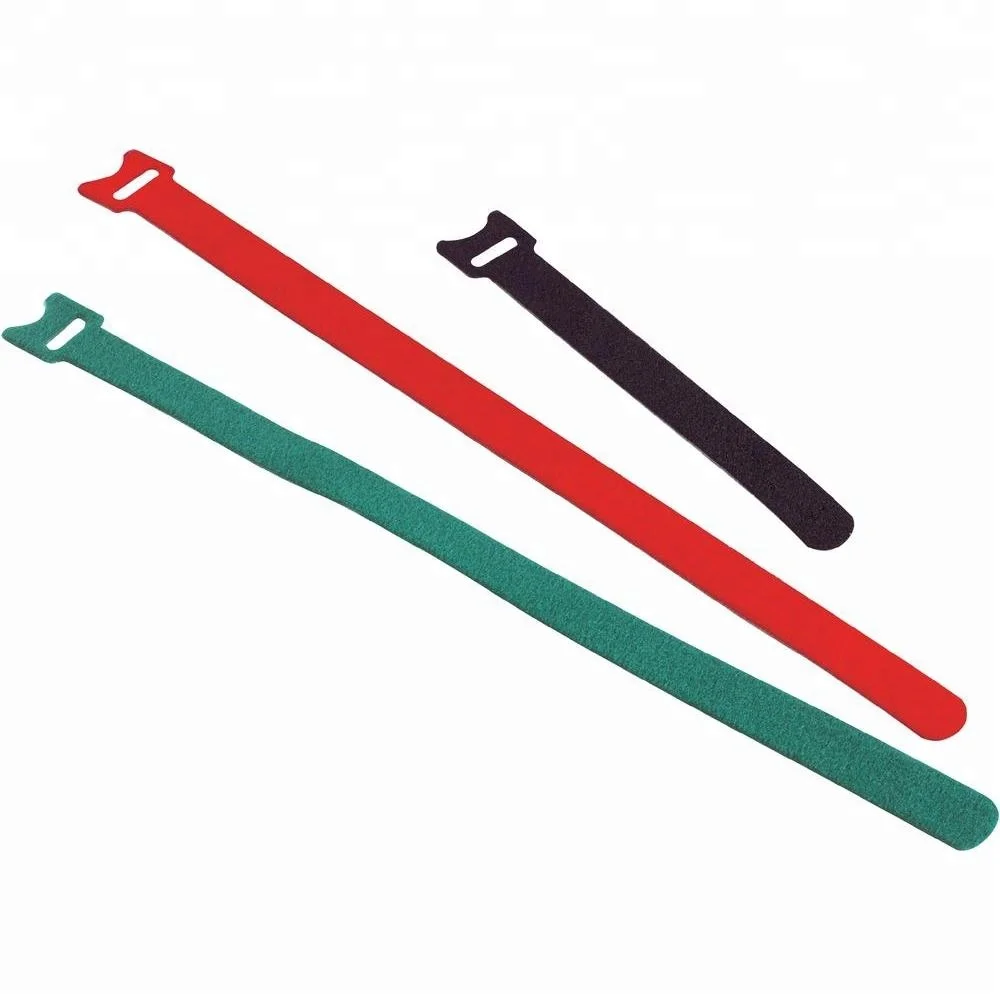 Colorful Custom Polyester Nylon Sustainable Feature and Cable Management Usage Multi-function Hook and Loop Velcroes cable Tie
