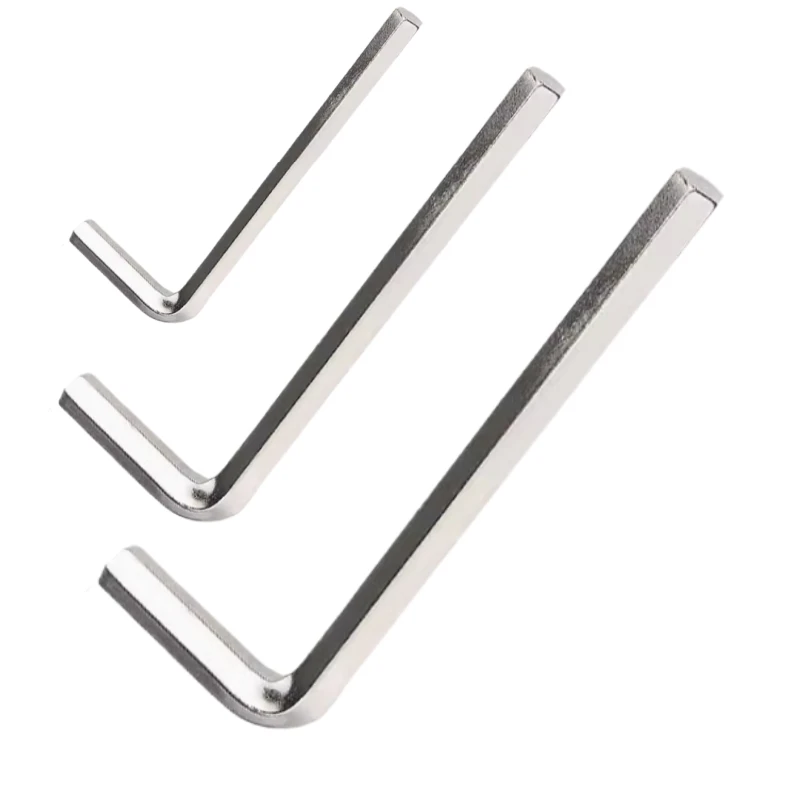 10mm Hex Key Extra Long T Handle M2.5 Nickel Plated L Type Hex Wrench L Shape Hex Key Allen Key L  Allen Spanner