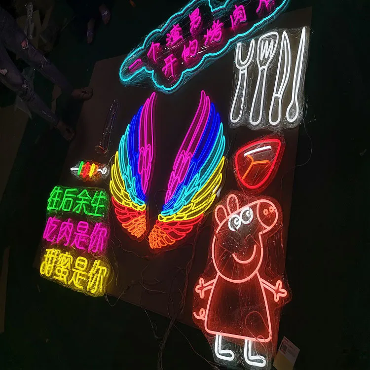 Waterproof  flexible custom neon sign  letter sign  bar acrylic indoor decorative  neon sign letters