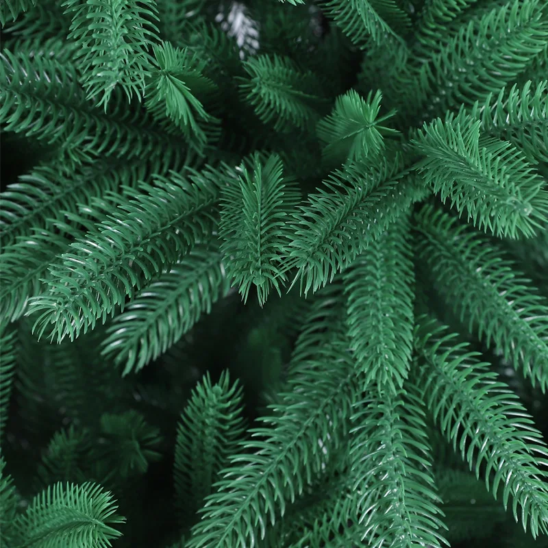 Factory Direct Sale 1.8m Green Dense Spruce Hinged Artificial PE Christmas Tree
