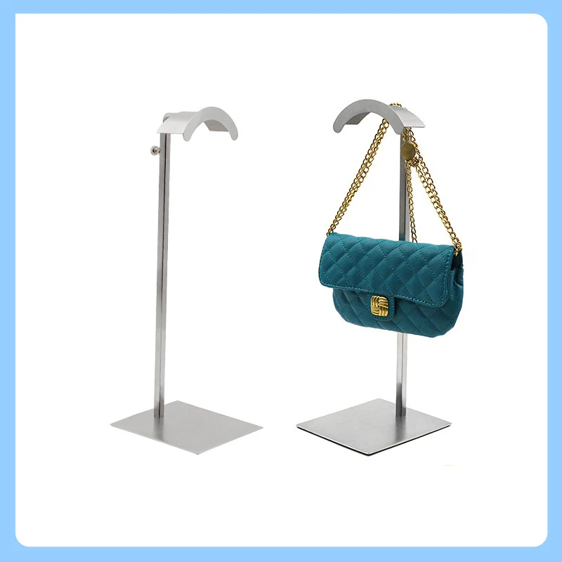 Durable Exhibition Hall Bracket High Quality Display Stand Adjustable Stainless Steel Handbag Stand