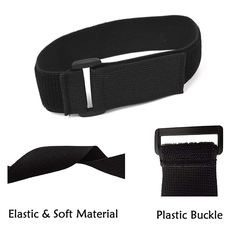 Popular Adjustable Elastic Hook Loop Armband With Buckle