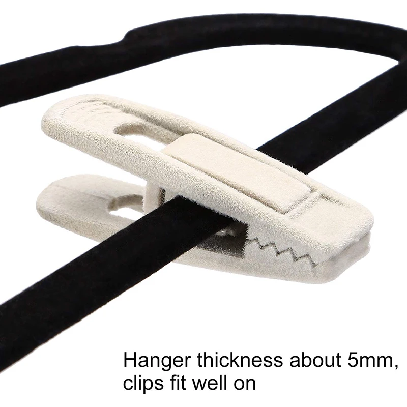 Amazon Hot-selling Velvet Hangers Clips 20 Pack