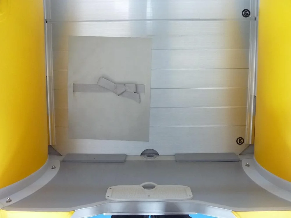 Aluminum Floor Inflatable Rescue Boat Hypalon/PVC Luxury Pontoon Boat