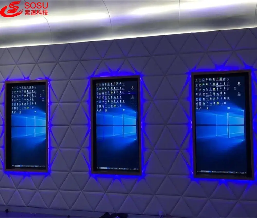 Ультратонкий 49 дюймовый ЖК-дисплей LG/Samsung digital sigange 400nits внутренний ЖК-рекламный дисплей