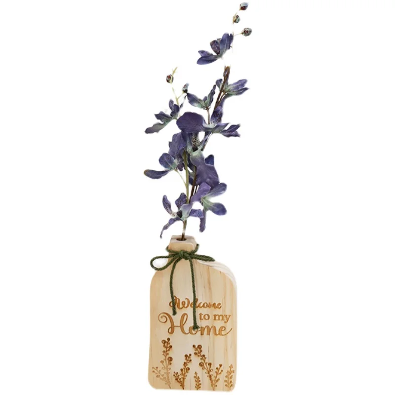 Customizable size logo creative log ornament simulation flower ornament decoration