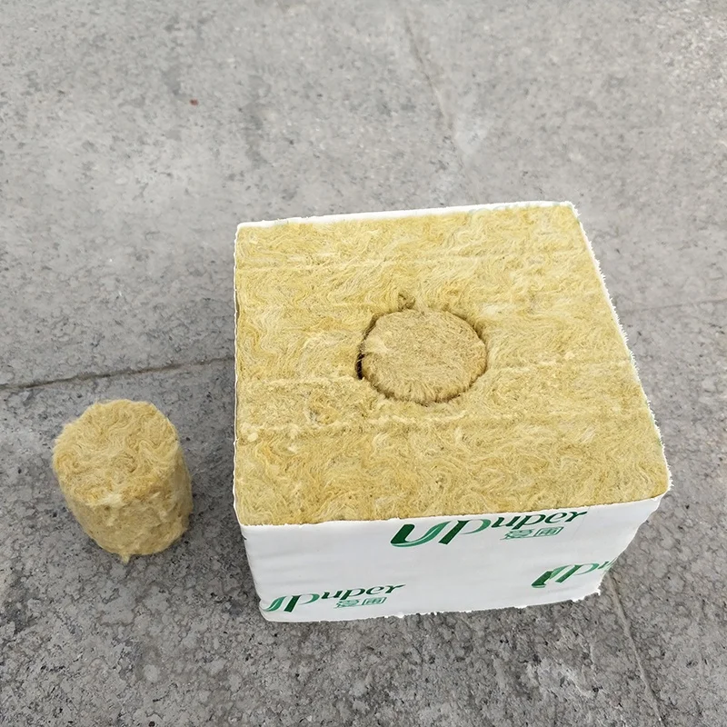 100*100*75mm agricultural rock wool cubes for growing hemp