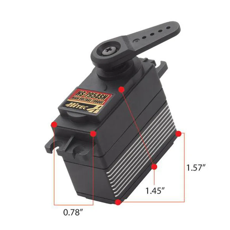 HiTec HS-7954SH High Voltage High Torque Steel Gear Coreless Premium Digital Servo for RC radio control hobby parts