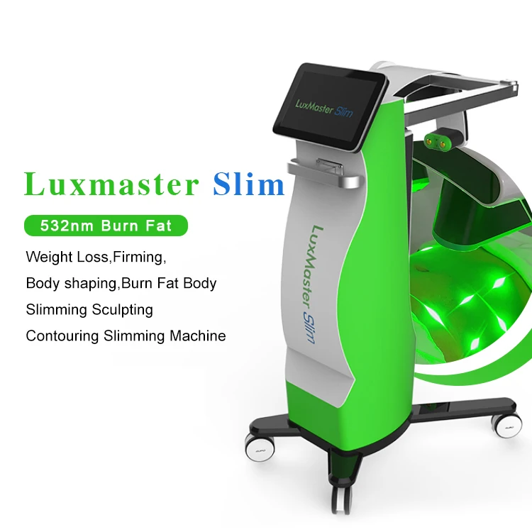 Best Selling 532Nm Laser Green Light Muscle Stimulation Equipment Skin Tightening 10D Laser Slimming Machine10 Handles