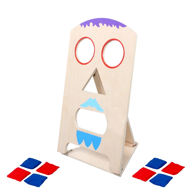 Outdoor Portable Size Cornhole Game Set with 6 Bean Bags