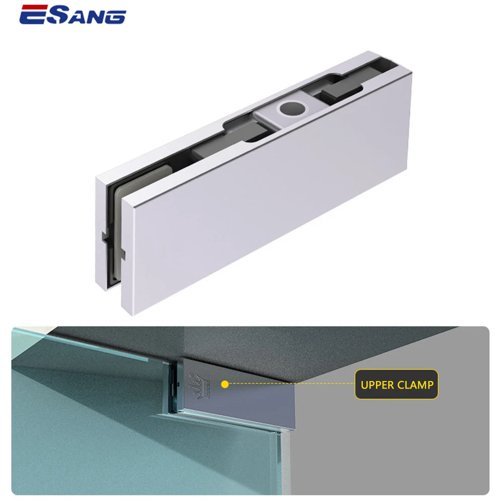 ESANG Stainless Steel L Shaped Door Hinges Glass Shower Door Top And Bottom Hinges