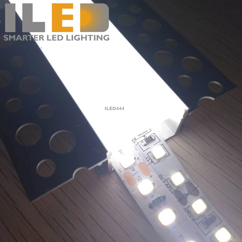 High Quality Recessed Aluminium LED Extrusion Profile for Ceiling Linear Lighting Mounted with Gypsum