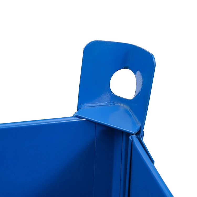 T1210L-10 Warehouse logistics heavy metal parts storage corrosion resistant durable forklift four-way fork storage cages