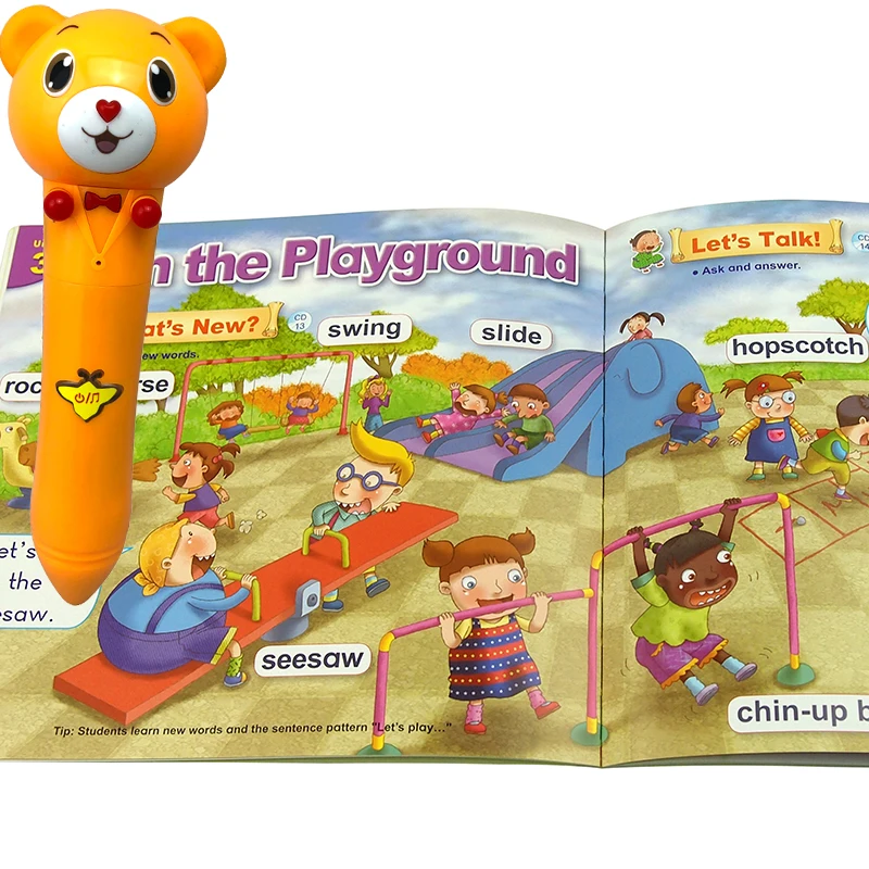 Early Learning Smart Talkingpen English Audio Books Colorful Themes Cartoon Pictures English Children Teaching Books