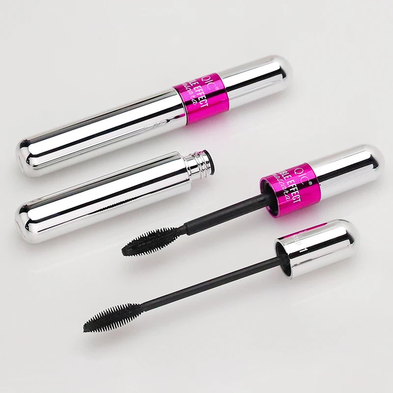 Double Effect Long Lash Extend Dual-Action Mascara 2 in 1 Brush Slim Slender Curled Natural Dense Mascaras Real Product