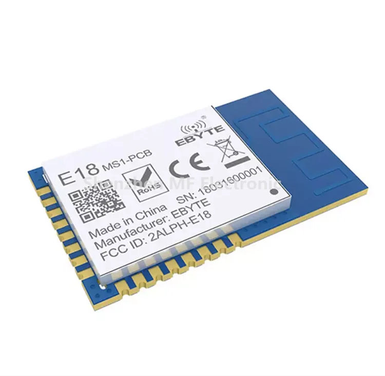 OEM ODM ZigBee RF IoT Module CC2530 E18-MS1-PCB with 2.4GHz 4dBm For Smart Home Smart Farm