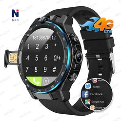 6GB+128GB Dual Chip Dual System 4G SIM Card Call WIFI GPS Tracker Dual Camera Video Call Smart Watch Phone