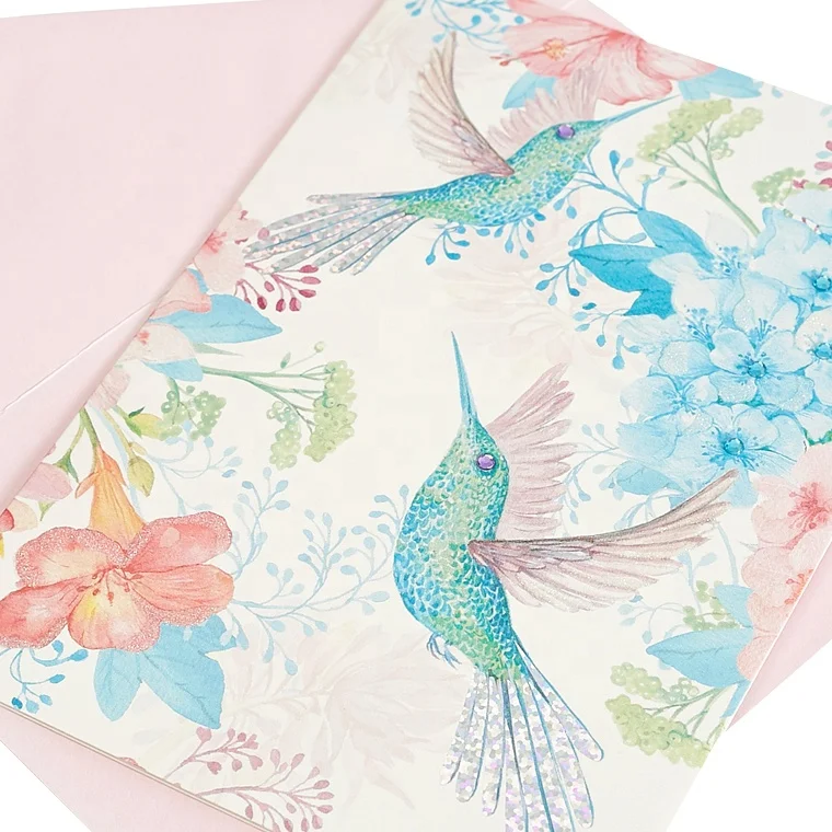 Thank You High Quality Printing Cards, Handmade Paper Folded Appreciation Greeting Cards