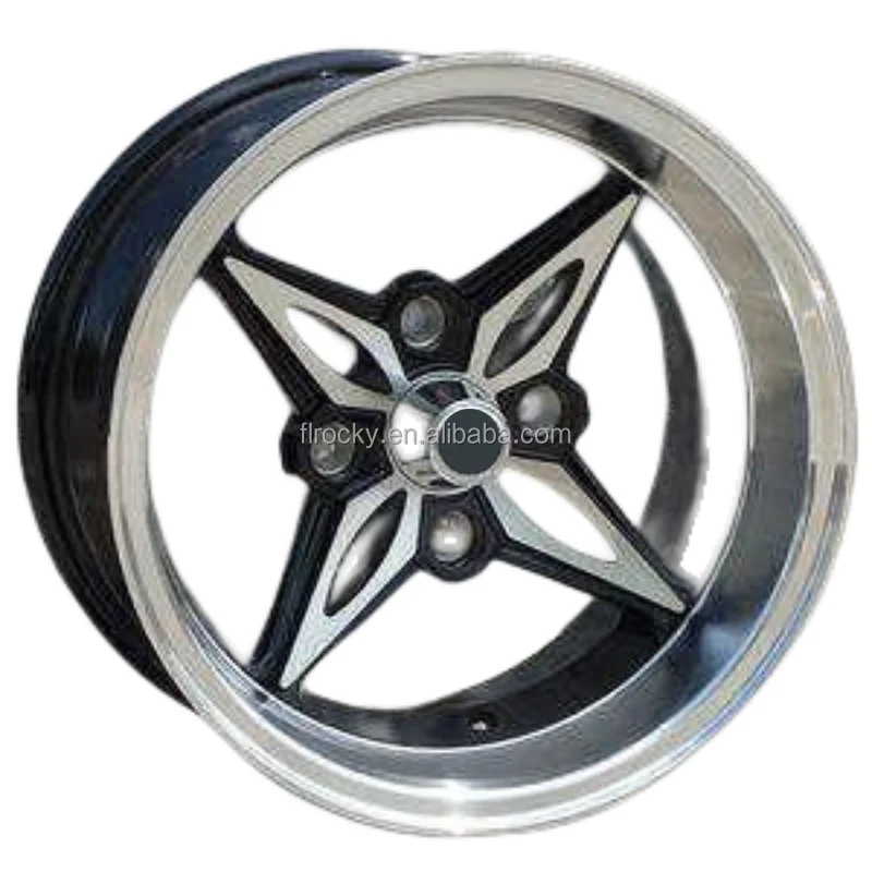 Truck wheels alloy car rims with 4x100 4x114.3 size  13 14 15 inch wheel  13x7 14x8 15x7.5 et-5 et-8 et-13 machine chrome lips