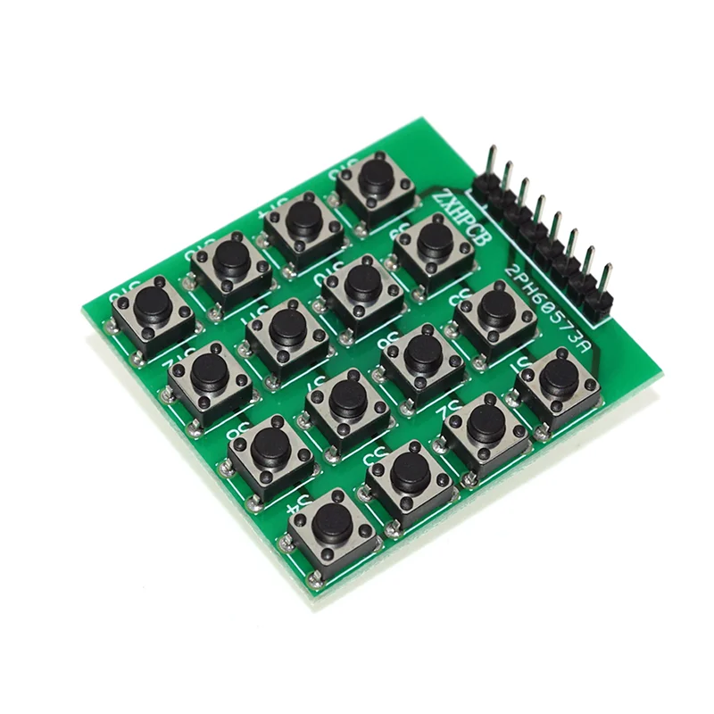 OEM/ODM Available 16 Key Keyboard Push Button Switch 4*4 Matrix Keypay Module