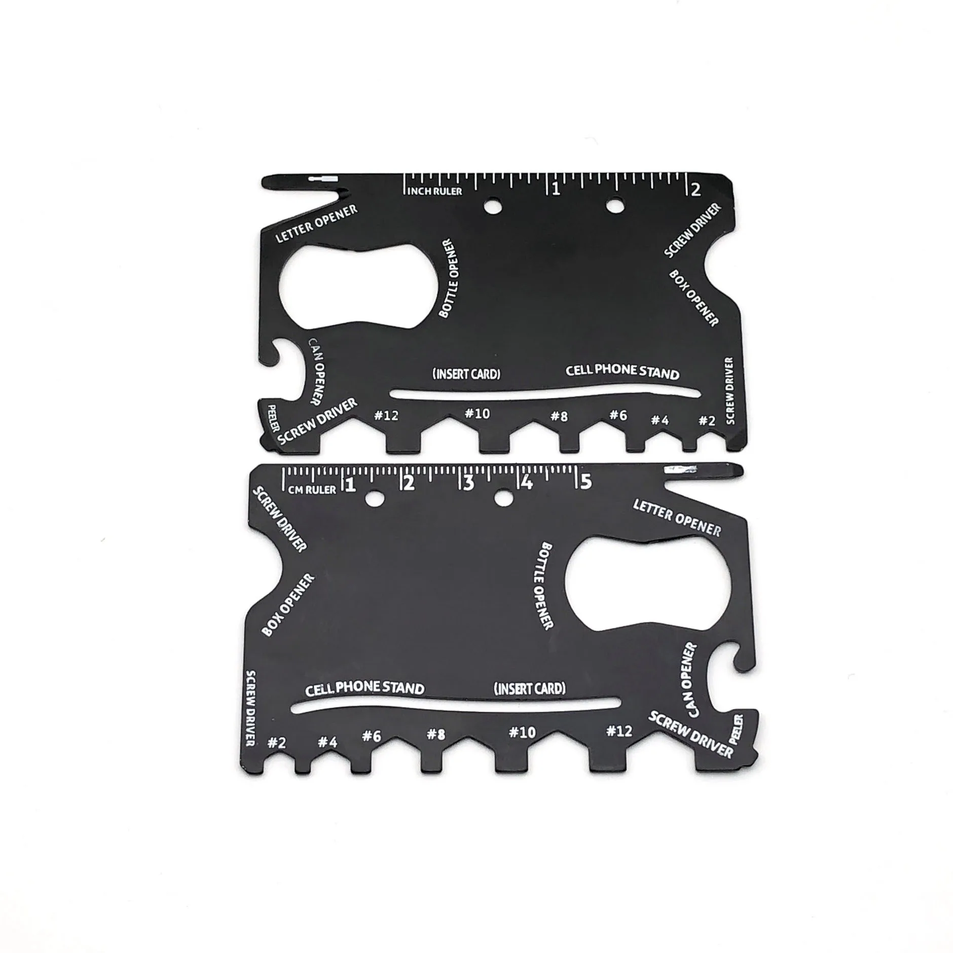 18 in 1 Credit Card Size Pocket Tool Multipurpose Credit Card All in One Wallet Multitool Card