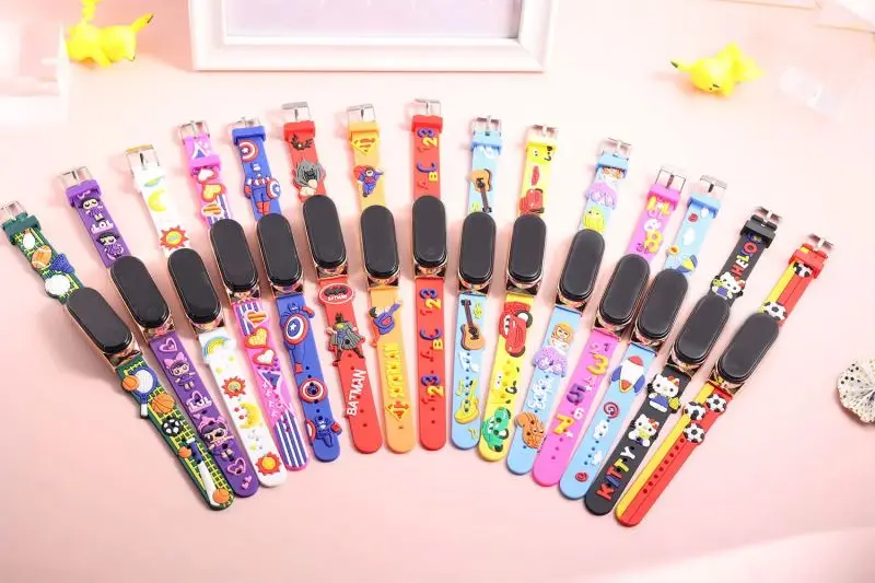 Newly Child 3D Cartoon Animals Watch Led Watches Kids Bracelet Children Kids Touchscreen Reloj Digital Watch
