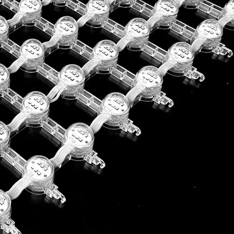 Large pixel pitch P200 easy and quick installation durable rolled up and curved mesh led display flexible led display