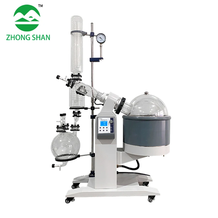 Rotary Evaporator Laboratory Vacuum Evaporator Manual Lifting Distillation Purification Crystallization Equipment