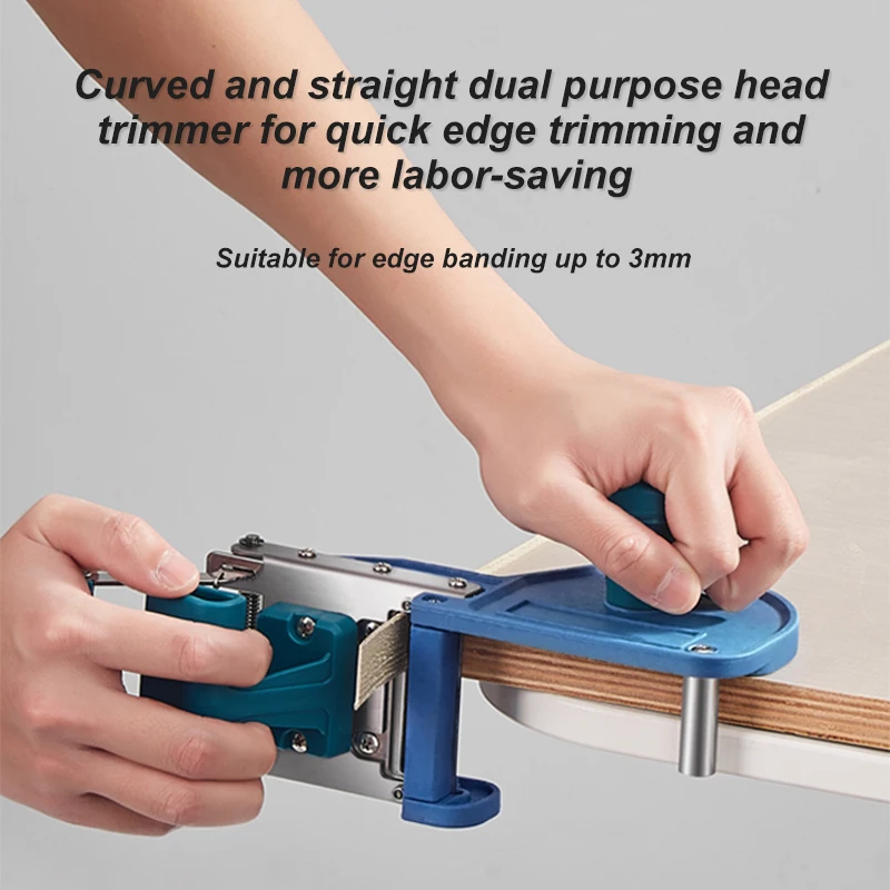 IMBOT manual Multi-function edge banding cutter woodworking PVC straight and round sharp cutting trimming device